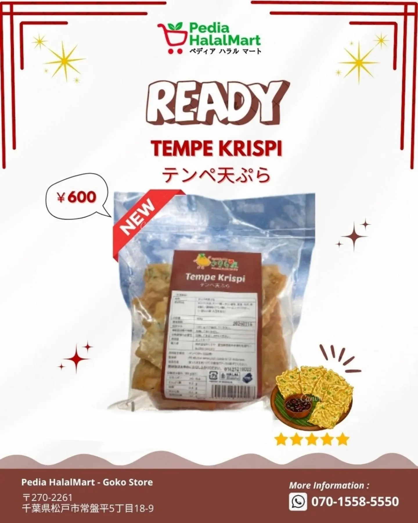 ⭐ Ready Stock — Tempe Krispi k...