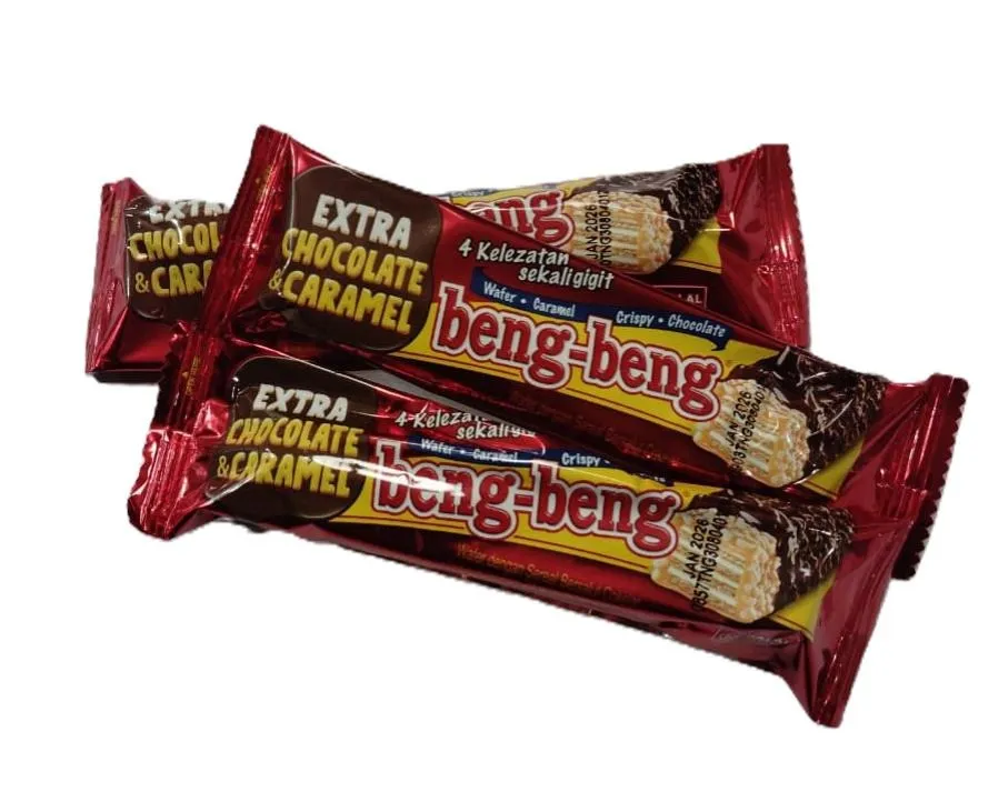 BENG-BENG  WAFER CARAMEL CRISPY CHOCOLATE  25G