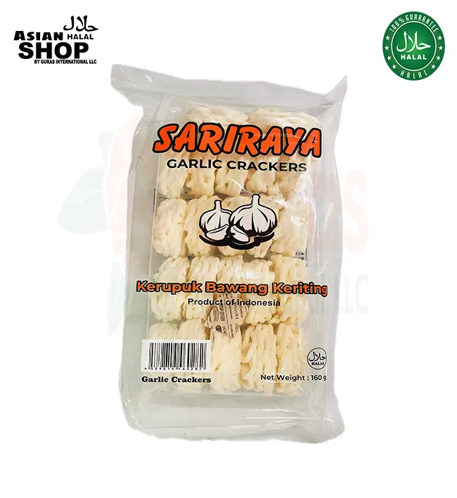 SARIRAYA KERUPUK BAWANG KERITING/OVAL 