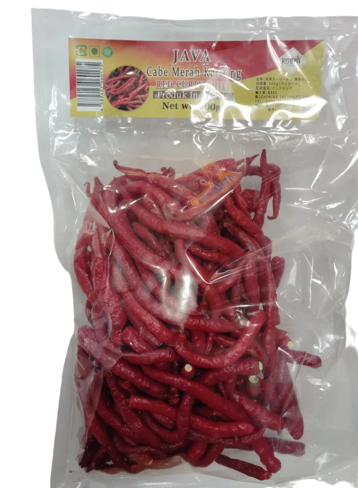 INDORASA  JAVA  CABE MERAH KERITING  500G