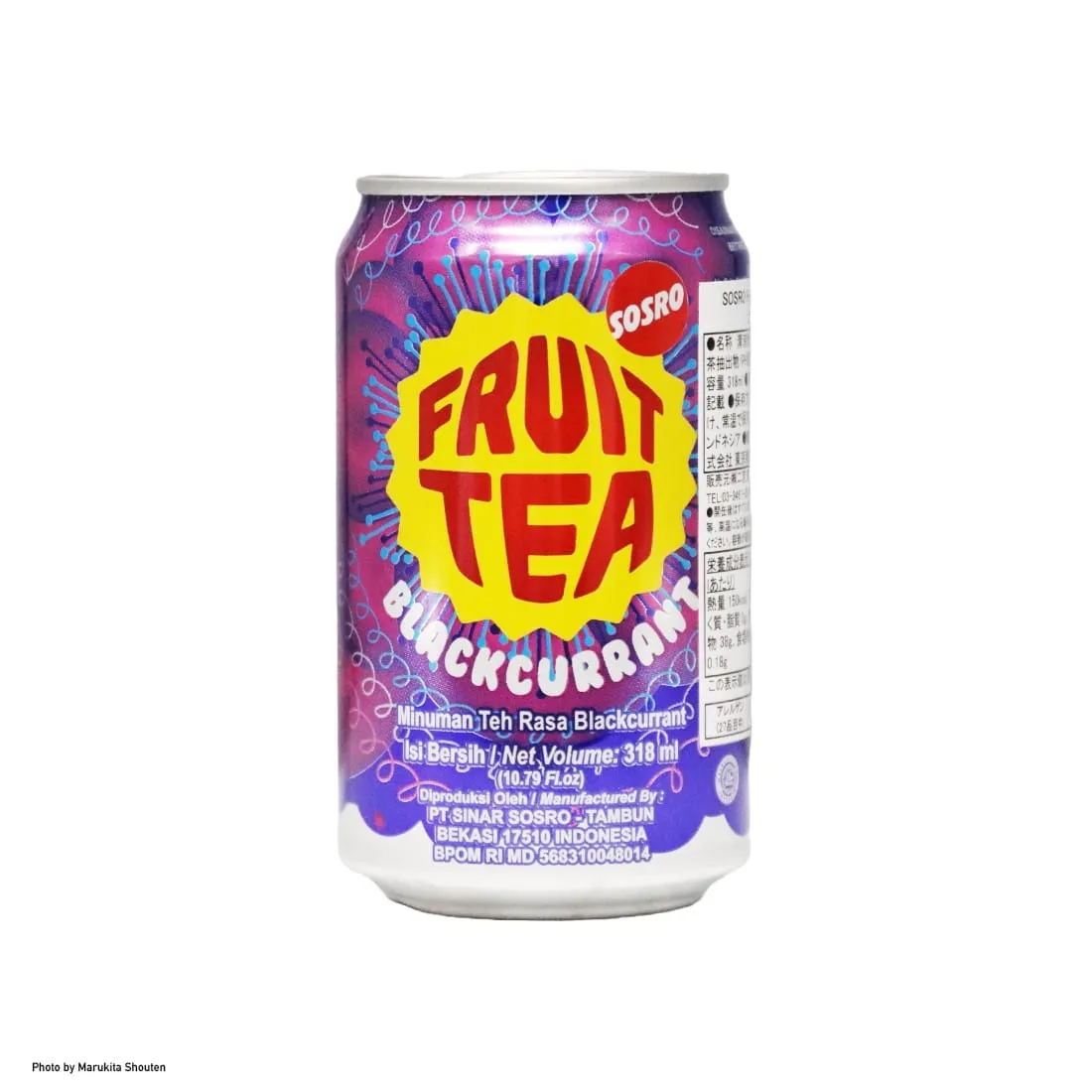 SOSRO FRUIT TEA BLACKCURRANT 318ML 