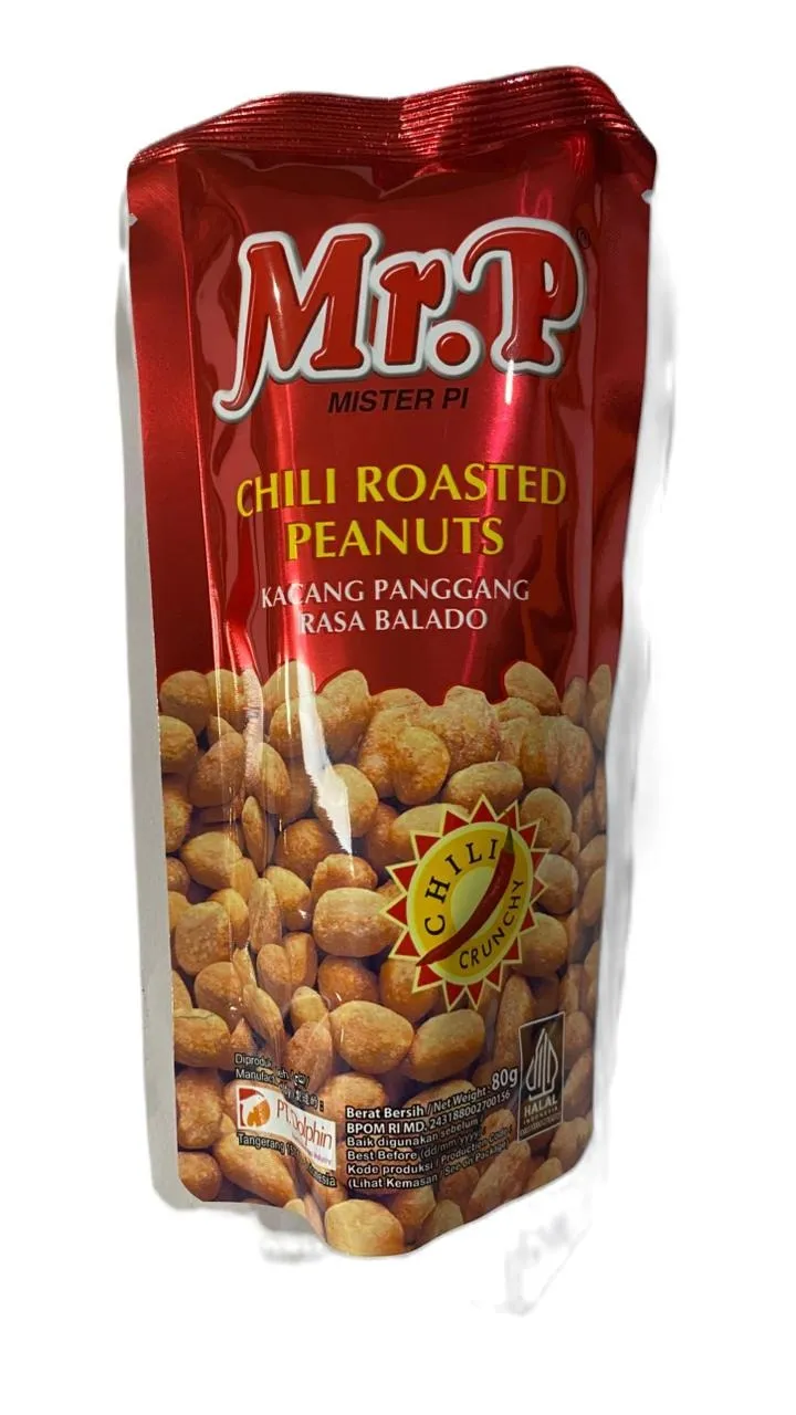 MR P KACANG PANGGANG RASA BALADO 80G