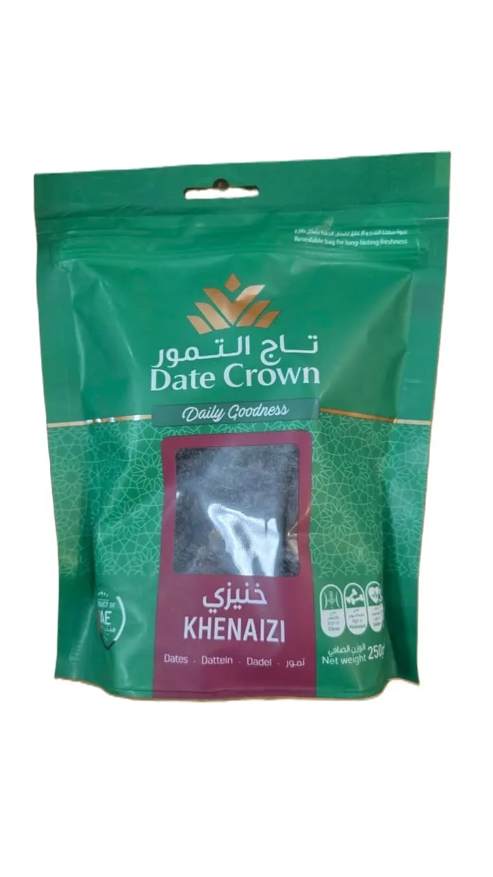 DATE CROWN KHENAIZI SEMI DRY DATE 250G