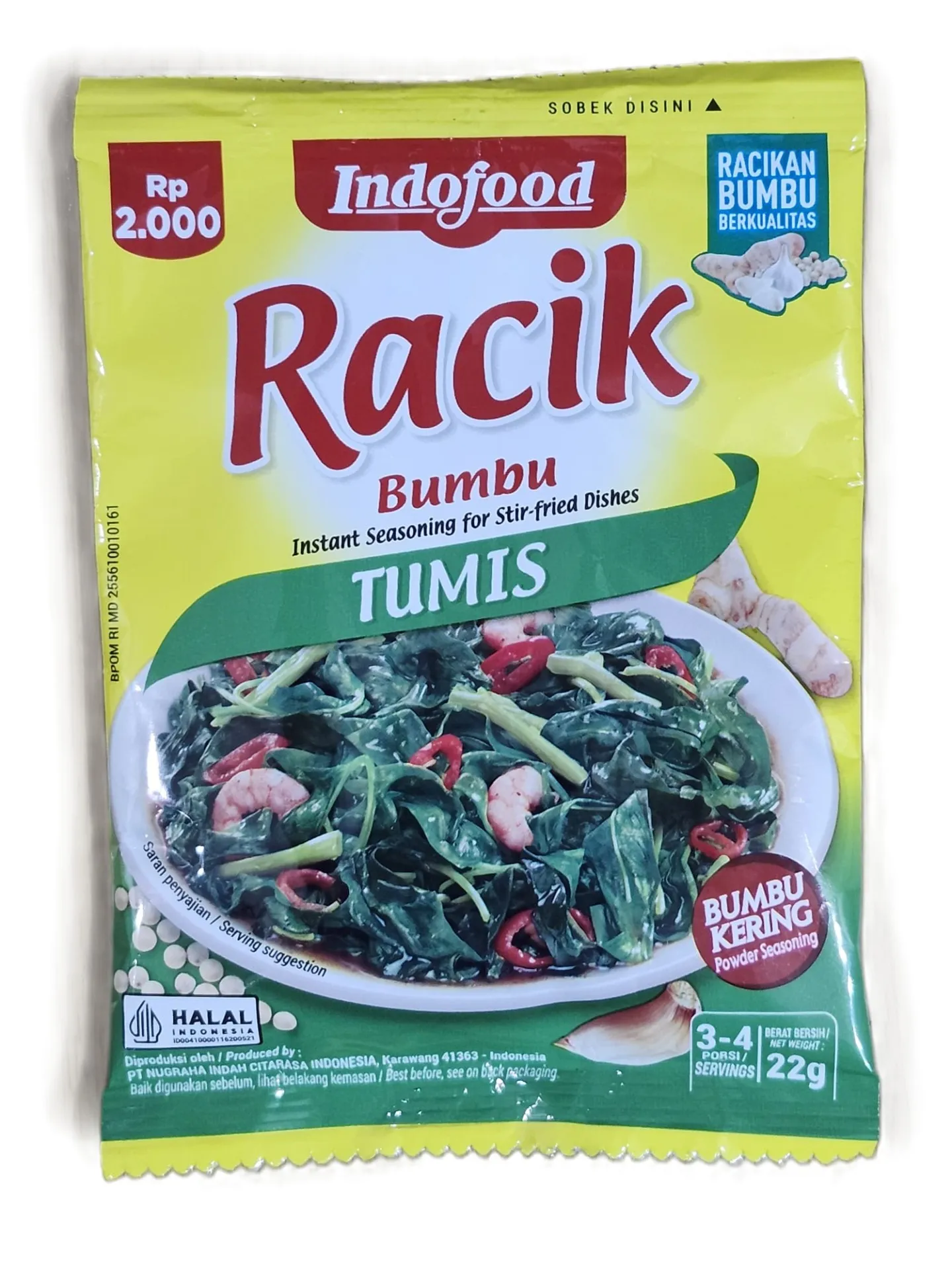 INDOFOOD RACIK TUMIS 22G