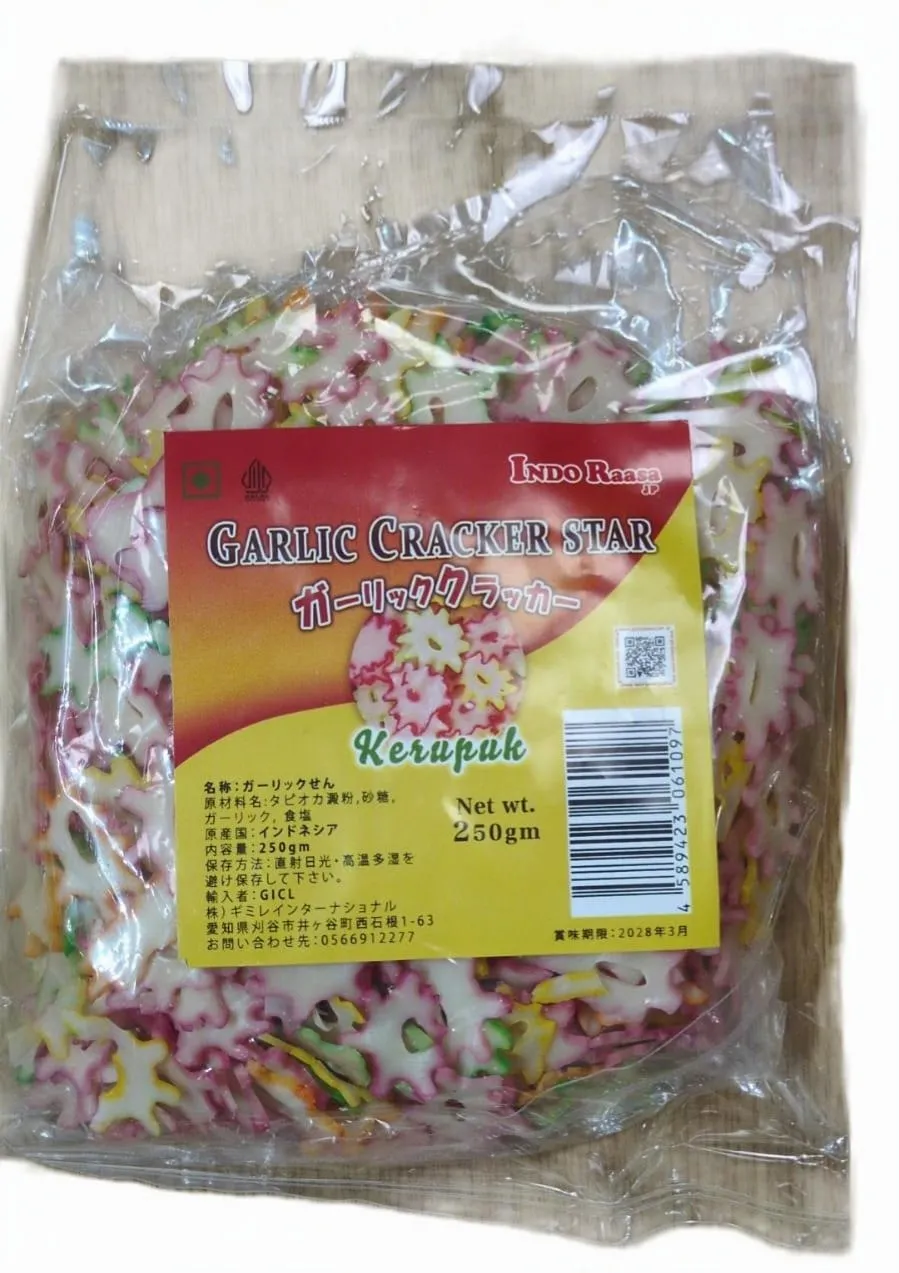 INDORASA KERUPUK BAWANG BINTANG 250G