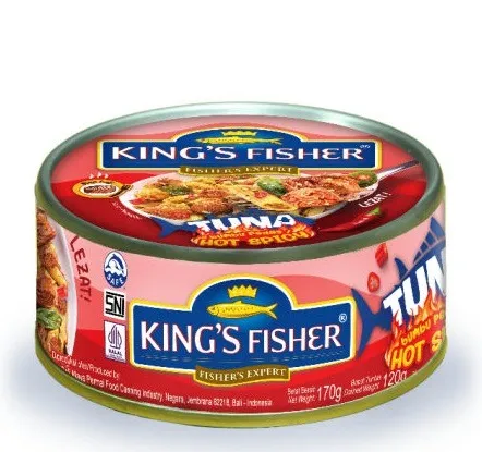 KING'S FISHER TUNA BUMBU PEDAS 170G