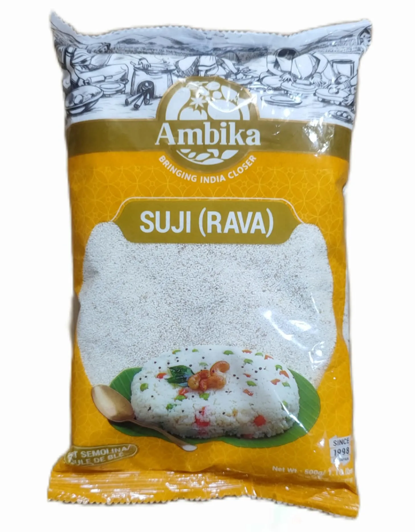 AMBIKA SUJI (SEMOLINA) 500G ¥ 450